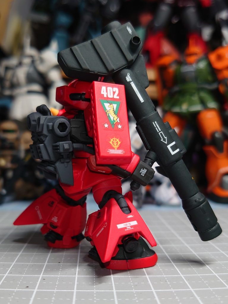 バズーカは作りましたw今回はHGから離れてみました。お付き合いくださって  ありがとうございました！