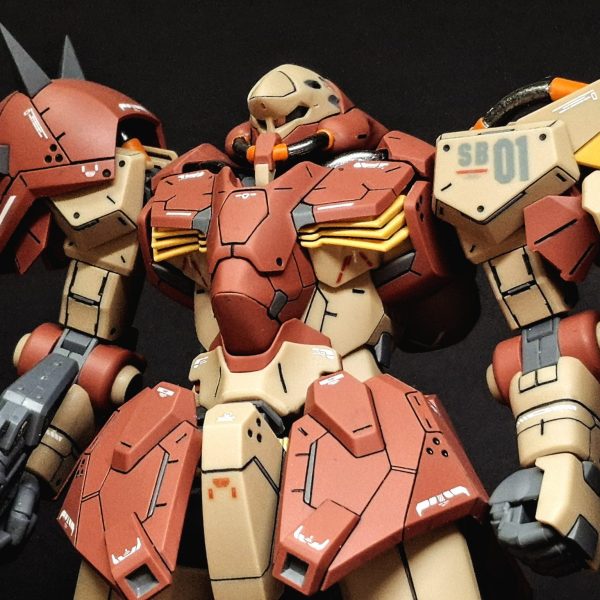 Yahoo!オークション - HG メッサー 完成品 塗装済み