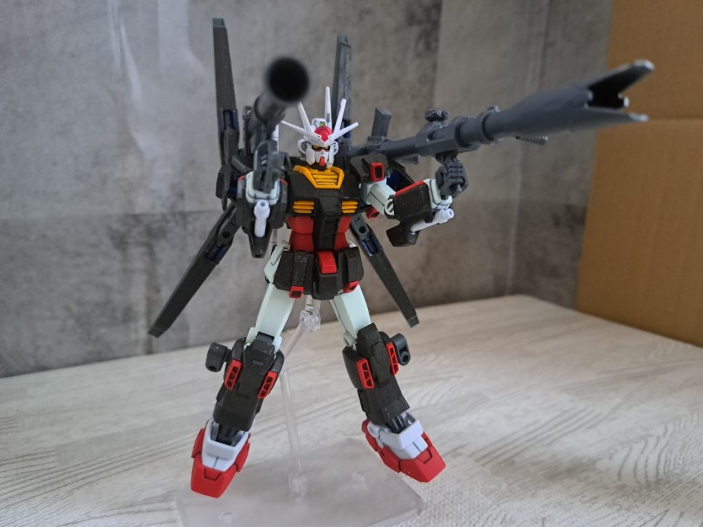 オプションその2オプションパーツセット01のエールストライカーからの2丁バズーカ。