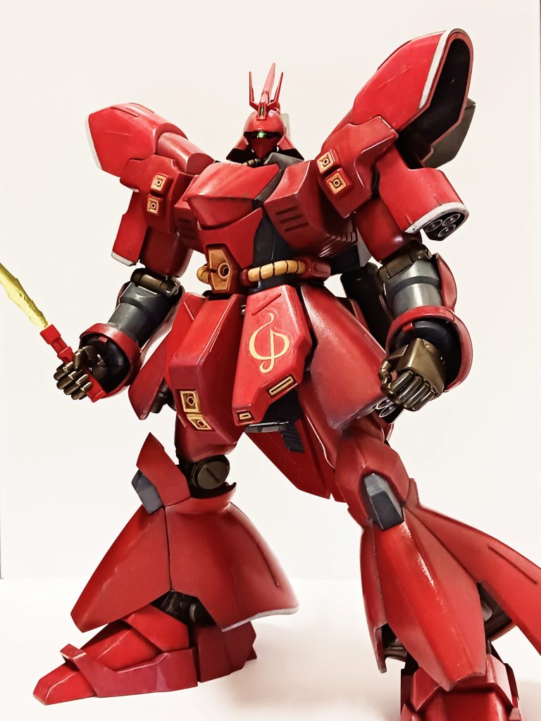 HGUC MSN-04 SAZABI【筆塗り全塗装】