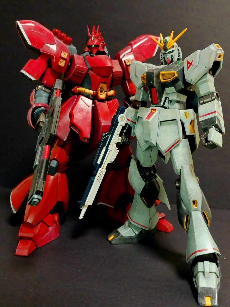 両方好きな機体なので、2機並べるとめっちゃ嬉しい😆