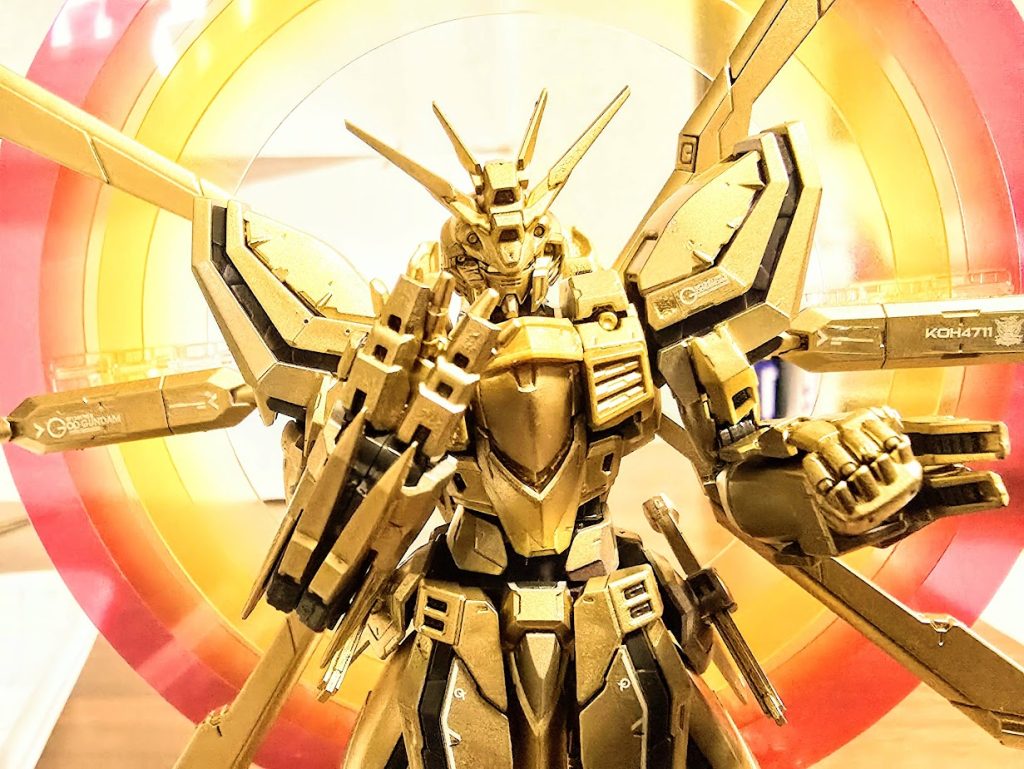 俺のこの手が真っ赤に燃える！勝利をつかめと轟き叫ぶ！これは画像編集せずで撮影