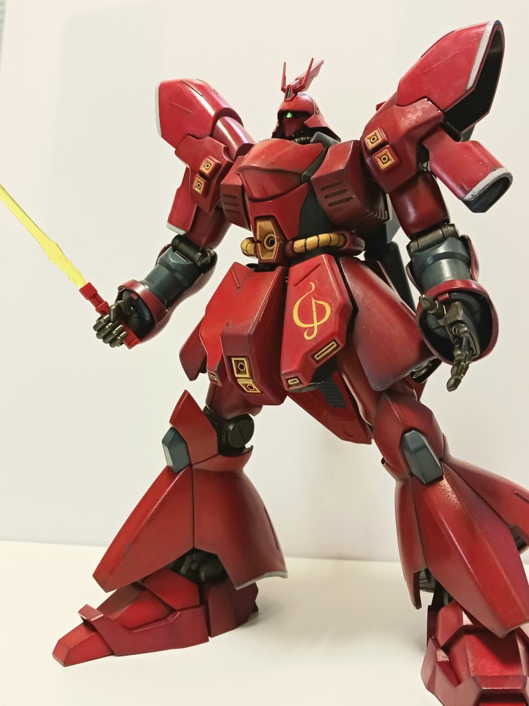 HGUC MSN-04 SAZABI【筆塗り全塗装】–4枚目/制作者：sama4laoidangan