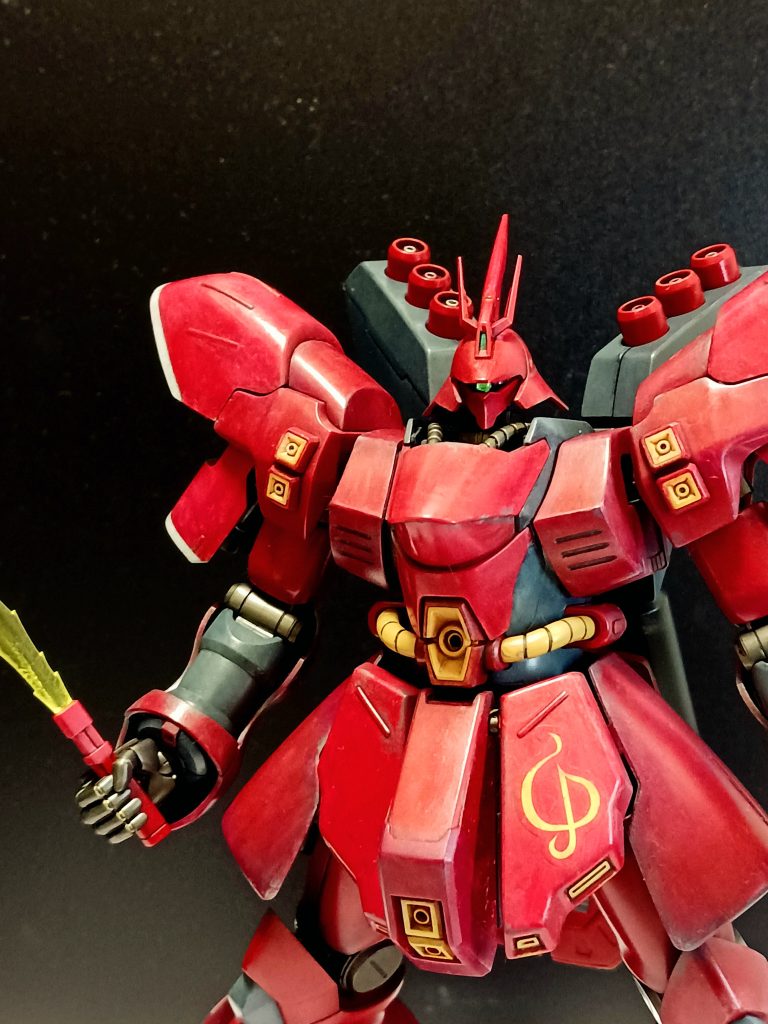 HGUC MSN-04 SAZABI【筆塗り全塗装】–5枚目/制作者：sama4laoidangan