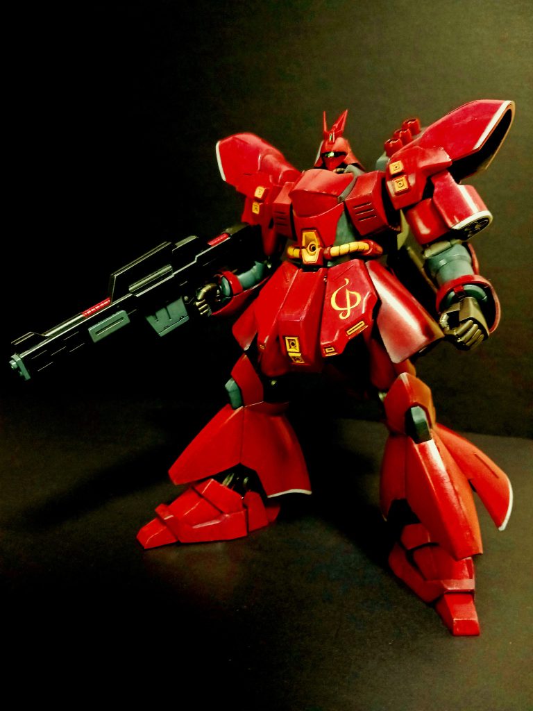 HGUC MSN-04 SAZABI【筆塗り全塗装】–2枚目/制作者：sama4laoidangan