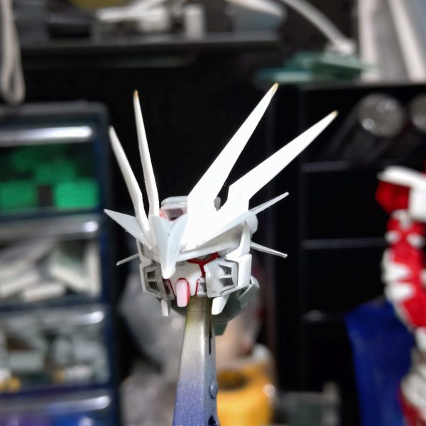 MGアマテラスの製作中に同じレアメタルΩ製のロードアストレイも作りたくなっちゃったのでまたMGアストレイをベースに5月よりスタートさせました🫡期限は9月にある展示会ネクスポに参加するので、そこでのお披露目を目指します！スケジュールは5月頭＆胴、6月脚、7月腕＆剣、8月塗装の予定です。また長期の制作期間になりますが見守っていただけると嬉しいです😆（1枚目）