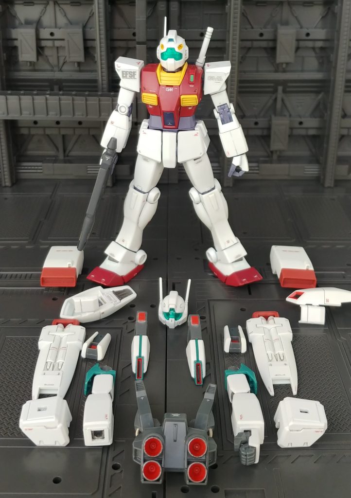 増加装甲は主にhgucから、ジムIIとｺﾝﾊﾞｰﾁﾌﾞﾙです。