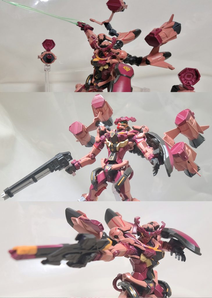 安直なカラーリングと設定ですが個人的にはかなり気に入っています(gundam-kao2)拙い作品ではありますが、コメントや評価を頂けると次の作品のモチベーションに繋がりますのでよろしければ是非ともよろしくお願いします!