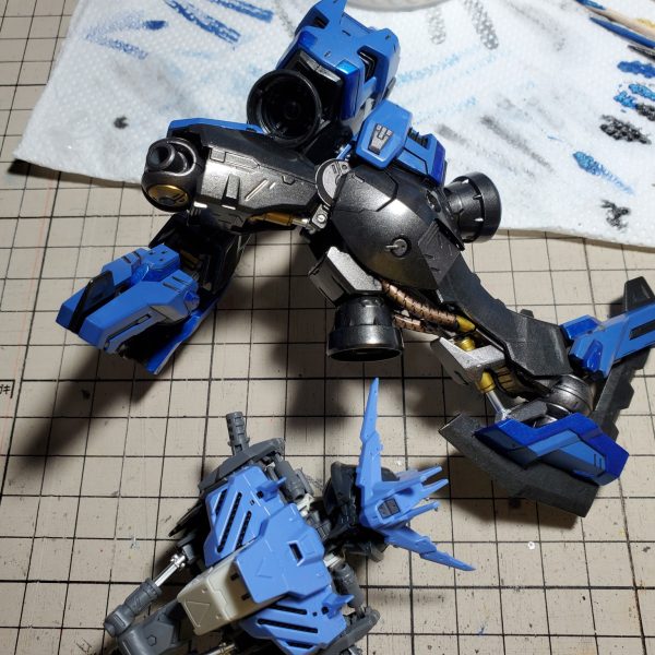 運良く再販ゲット出来たので、緩く作っていきます。 オール水性塗料でトライ。ディテールアップは外装のみ。（2枚目）