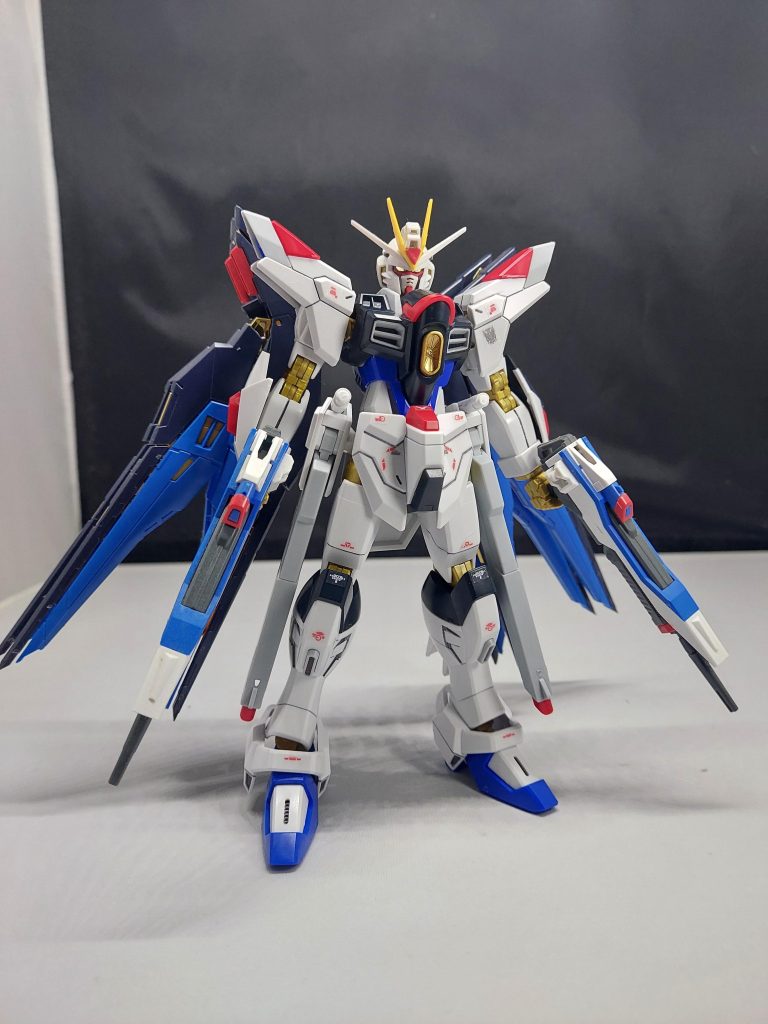 バックパックと頭部とビームライフルはRGからそのほかはマイティーストフリそのままです✌️