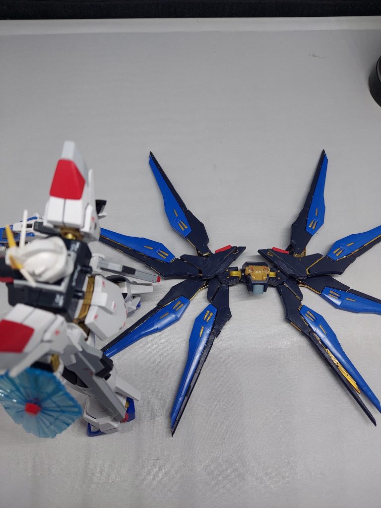 バックパックは適当なランナーを背中にさして、バックパック側に穴を開けて着けてます( ￣▽￣)見えなくなるから結構雑につけてます(^_^;)とにかくかっこ良く見えればよし👍️ご観覧ありがとうございましたm(_ _)m