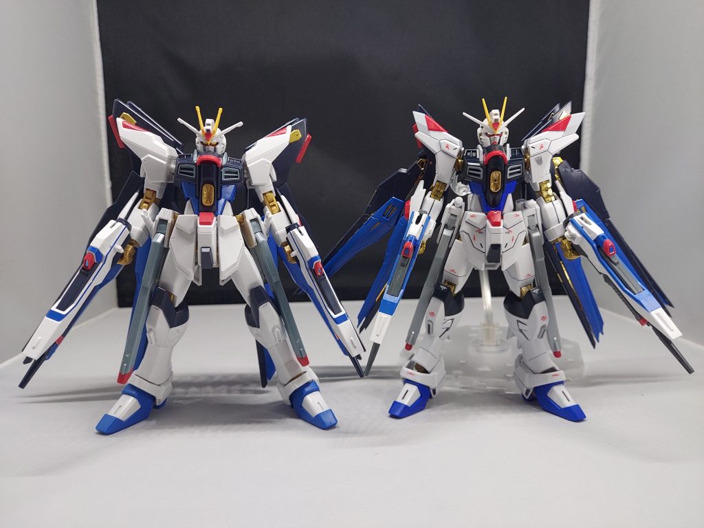 素組HGCEストフリと比較最初みた時は変わってないと思ってましたがよくみると結構違いますよね😲‼️