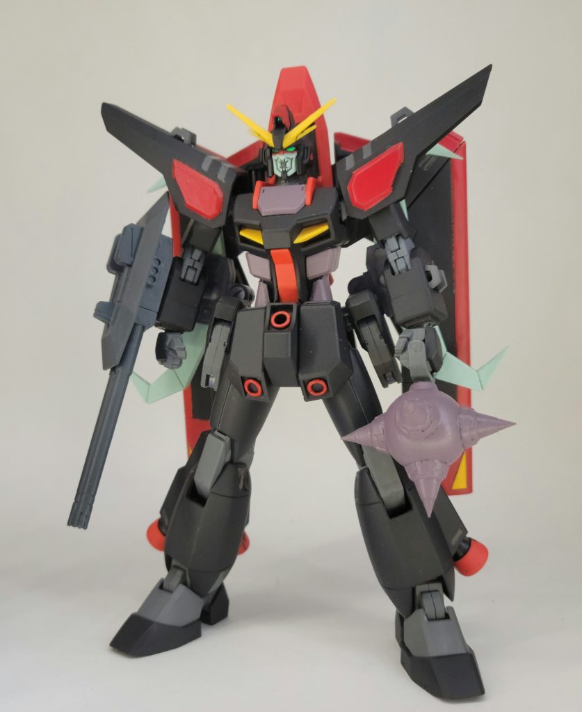 元のレイダーは肩の位置が低かったり、足が短かったり、ミョルニルが玩具っぽかったり…etc気になる点がいっぱいだったので全身の関節は足首や手首を除いて全て取り替えることに