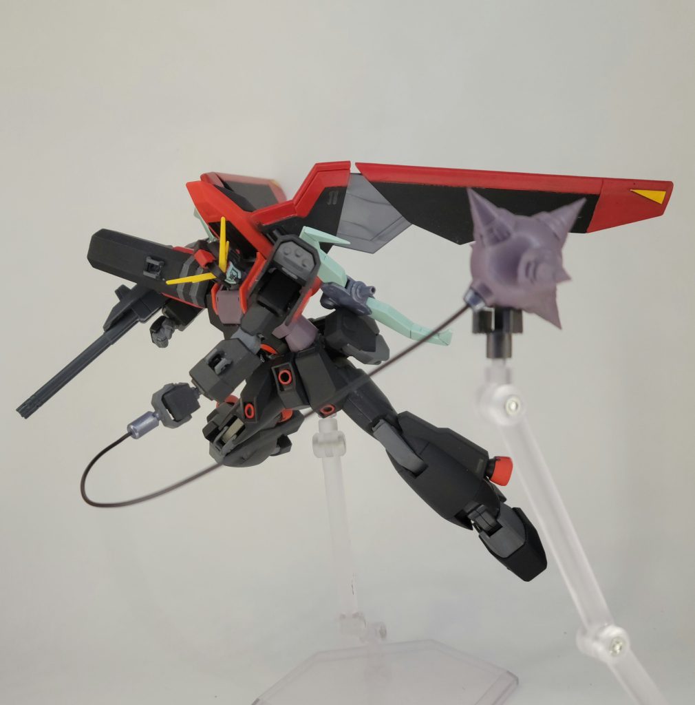 ミョルニルは元キットそのままだと弱そうだったので…ビルダーズパーツのスパイクを取り付けました。