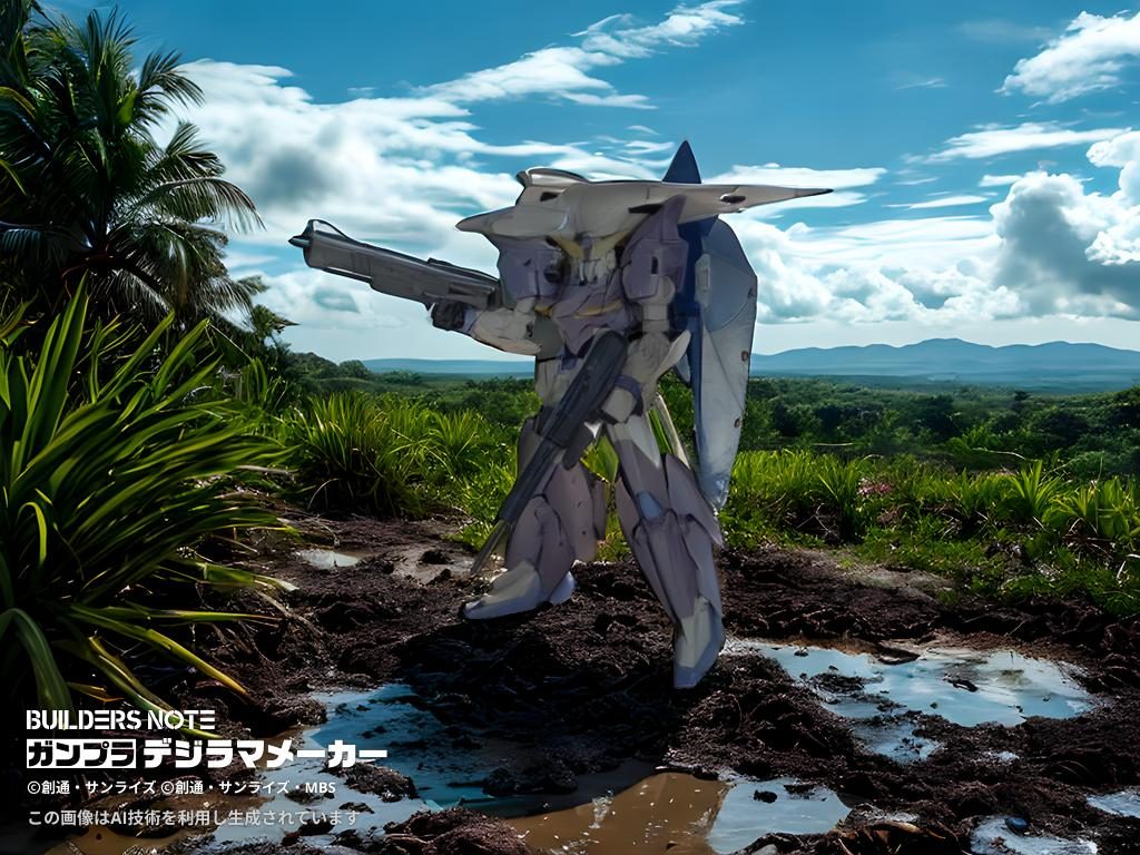 ビームライフルは2丁付属