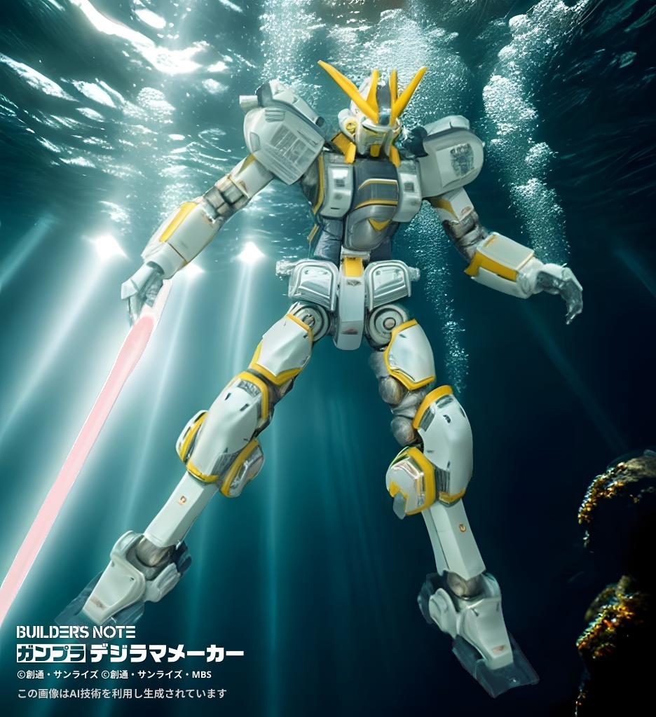 水中シーン✨️(お〜!サーベルが光ってる〜🥰)