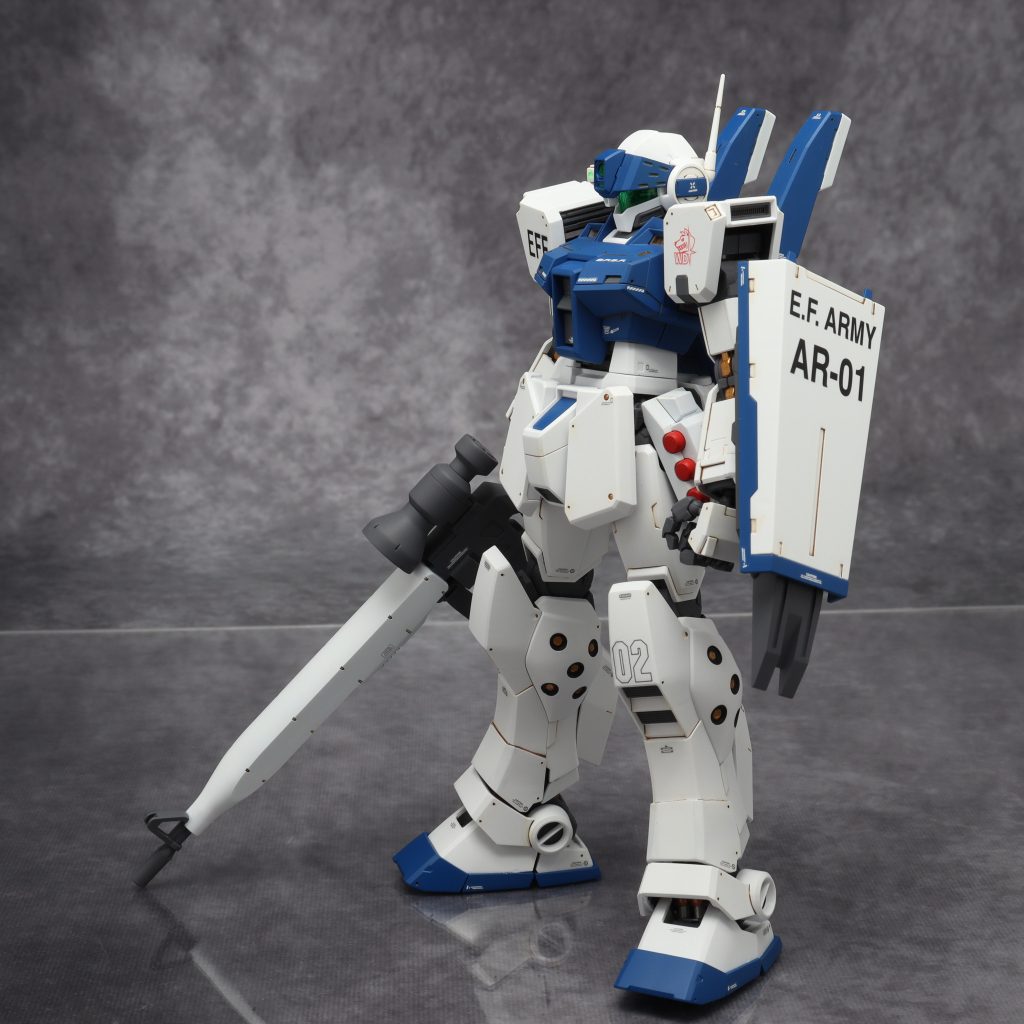 MG 1/100 ジムスナイパーⅡ オリジナルエース機【ホワイトディンゴ隊】–8枚目/制作者：FUZITAKU