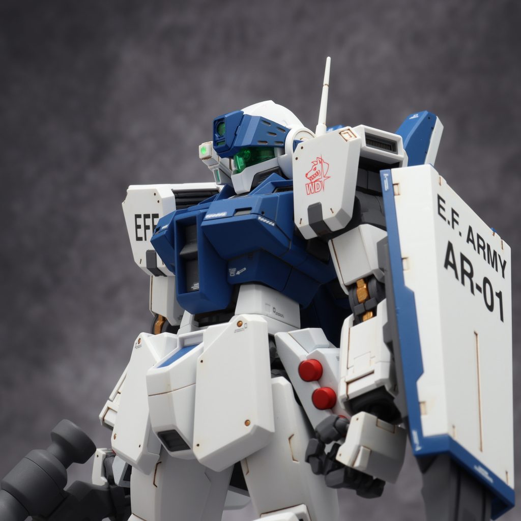 MG 1/100 ジムスナイパーⅡ オリジナルエース機【ホワイトディンゴ隊】–9枚目/制作者：FUZITAKU