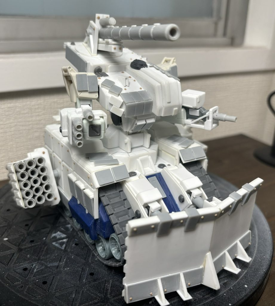 改修完了時上半身はほぼスクラッチ