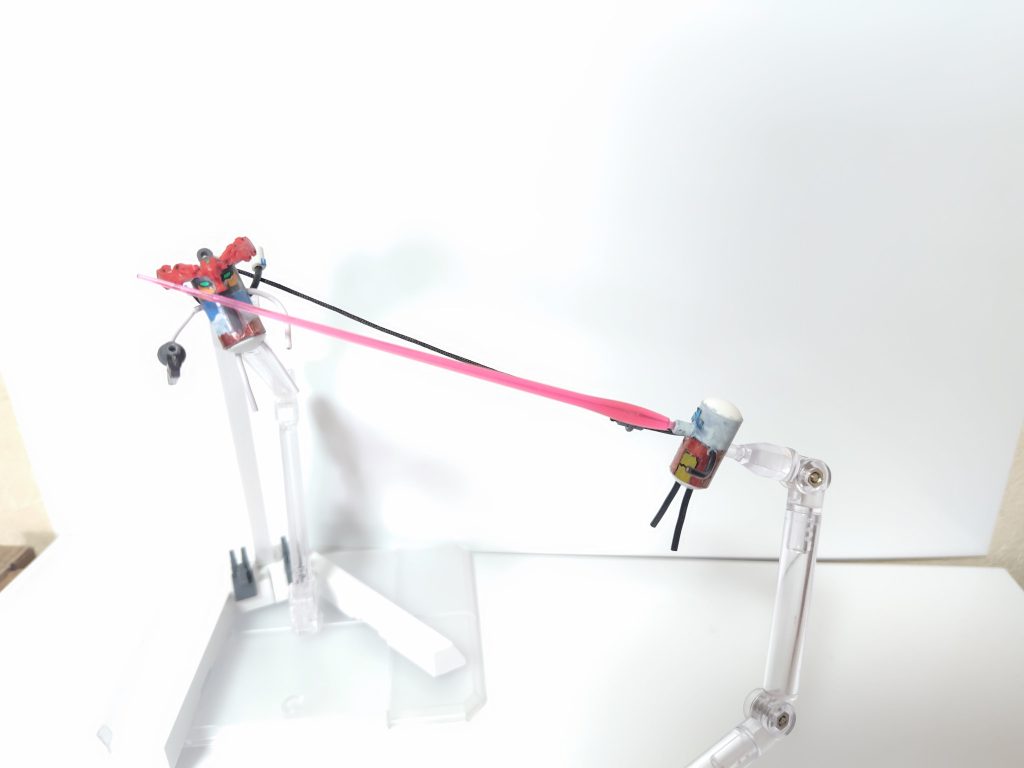 口からビームが出ます