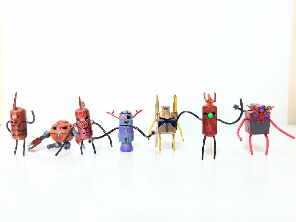 シャアの機体達と