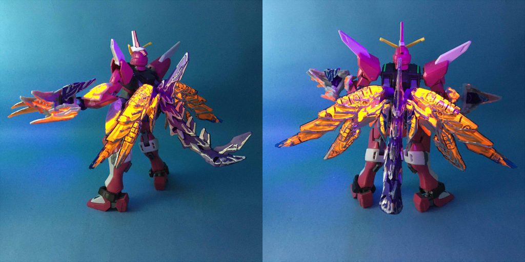 HGCE×SDW HEROES インフィニットジャスティスガンダム龍式 (HGCE×SDW HEROESコンパチブル完成品)(HGCE ∞Justice Gundam Type Dragon)–3枚目/制作者:enarin