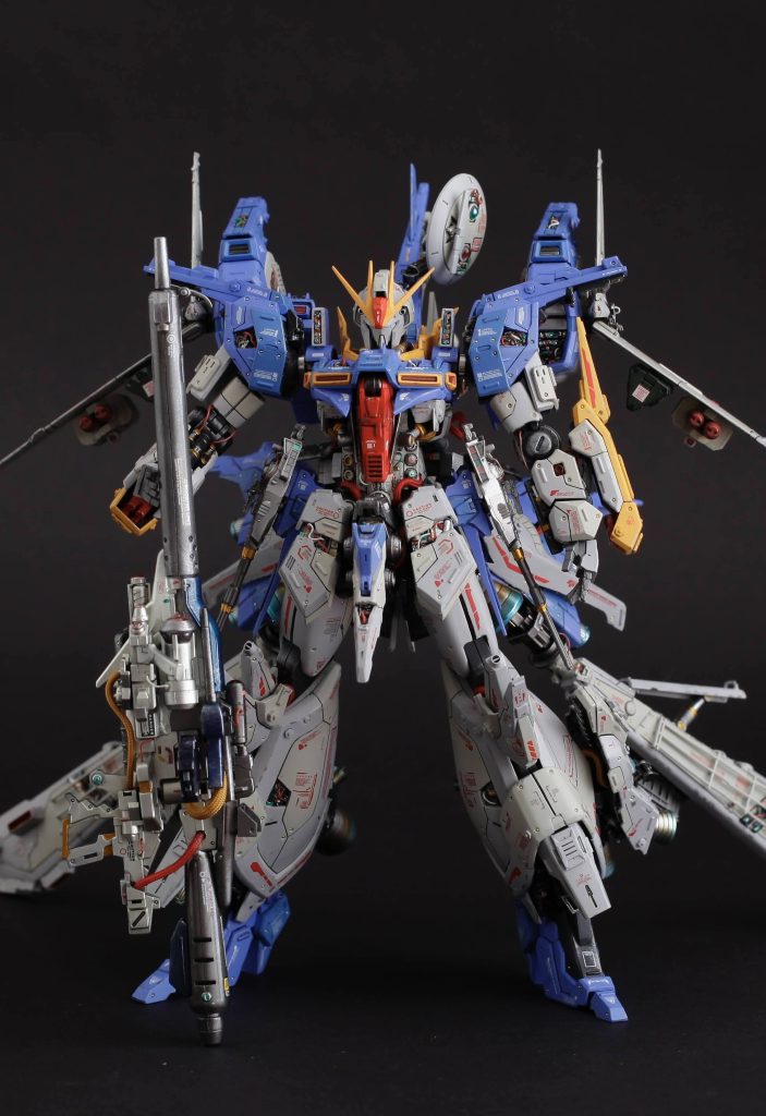 シールドは装備せず、ロングライフルのみの装備です。