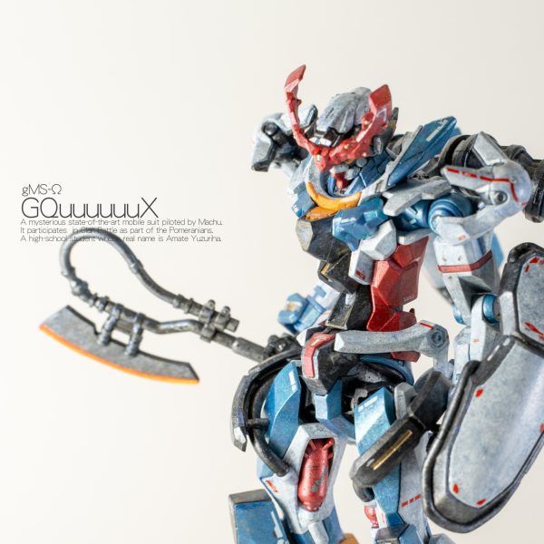 HG ジークアクス メタリック筆塗り全塗装