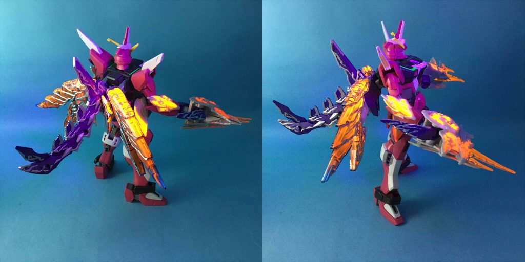 HGCE×SDW HEROES インフィニットジャスティスガンダム龍式 (HGCE×SDW HEROESコンパチブル完成品)(HGCE ∞Justice Gundam Type Dragon)–4枚目/制作者:enarin