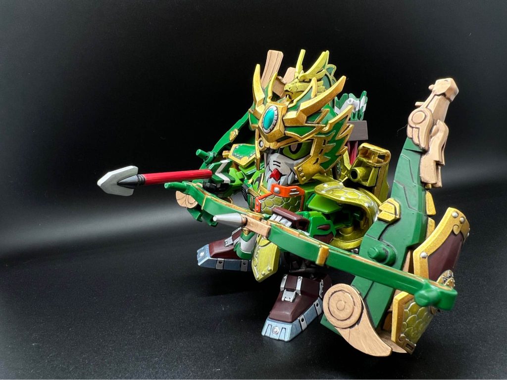 筆塗り全塗装 SDガンダム三国伝 – 黄忠ガンダム (真三國無雙color ver.)–4枚目/制作者：KaTim