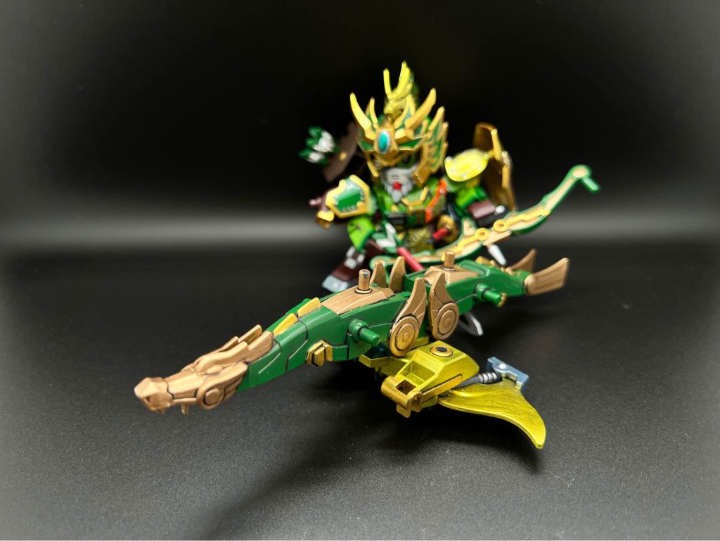 筆塗り全塗装 SDガンダム三国伝 – 黄忠ガンダム (真三國無雙color ver.)–3枚目/制作者：KaTim