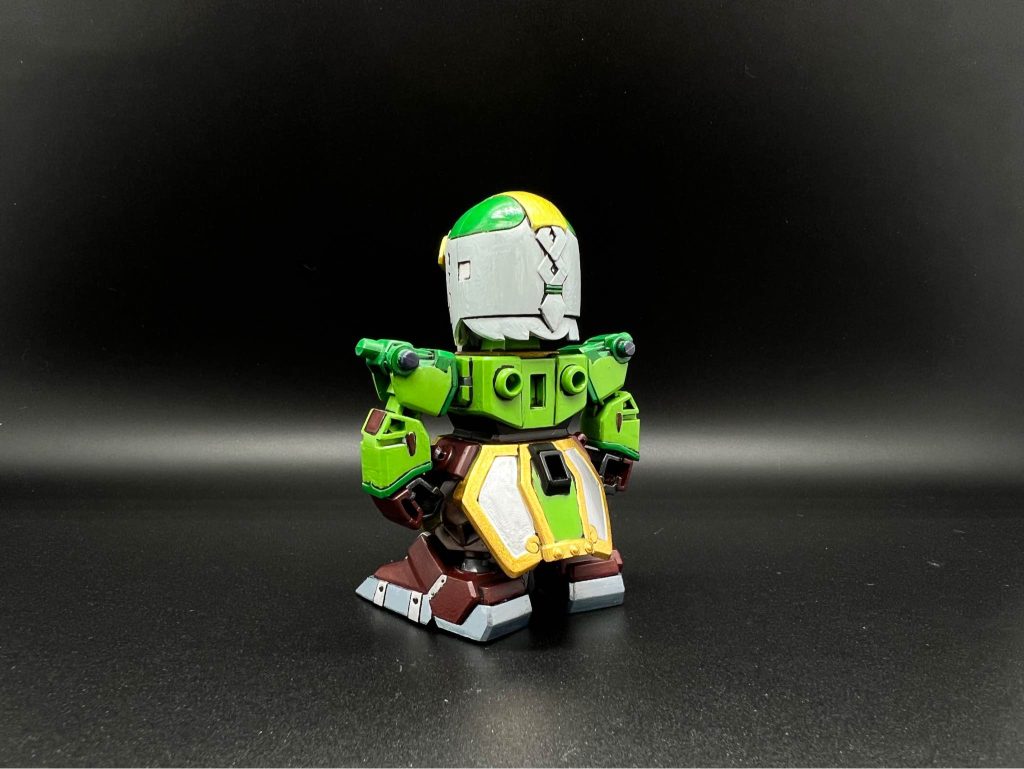 筆塗り全塗装 SDガンダム三国伝 – 黄忠ガンダム (真三國無雙color ver.)–6枚目/制作者：KaTim