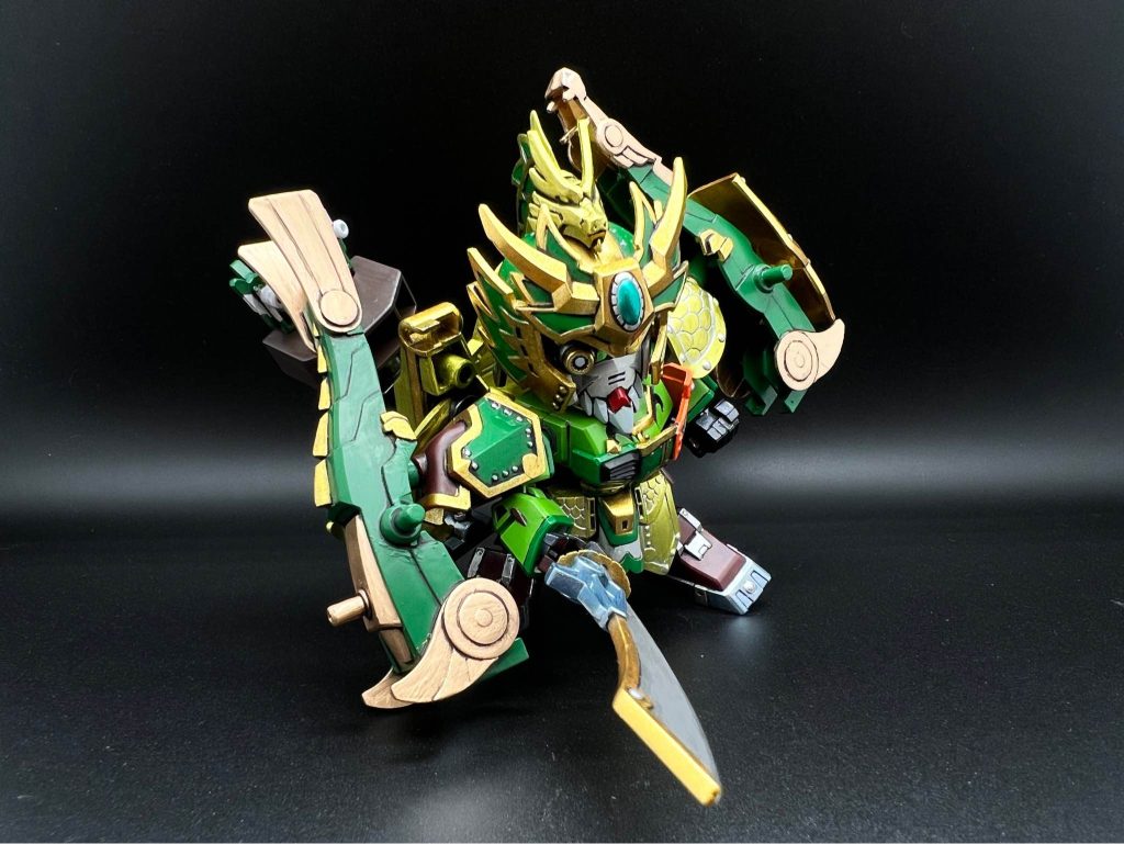 筆塗り全塗装 SDガンダム三国伝 – 黄忠ガンダム (真三國無雙color ver.)–3枚目/制作者：KaTim