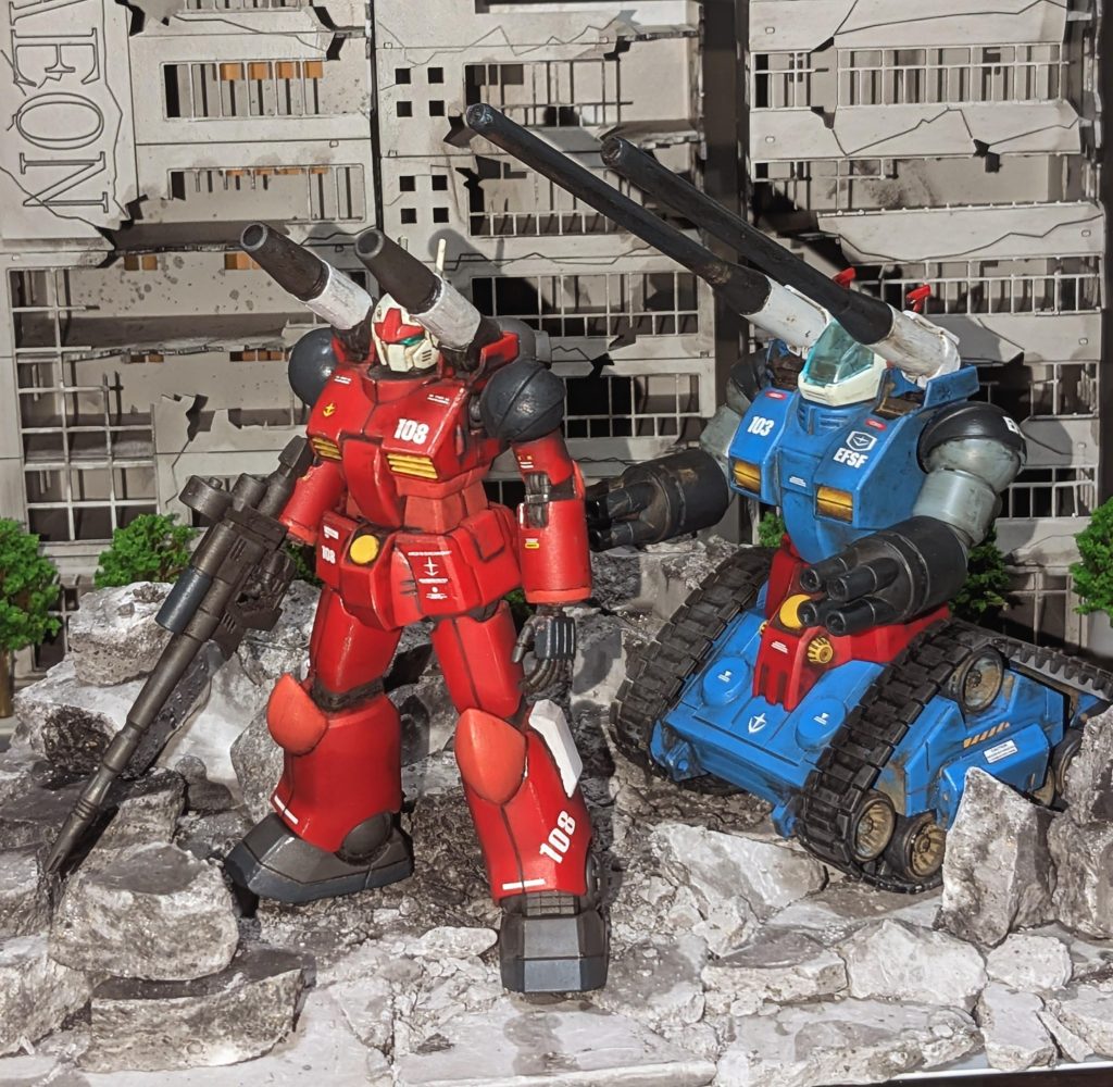 ガンキャノン＆ガンタンク
