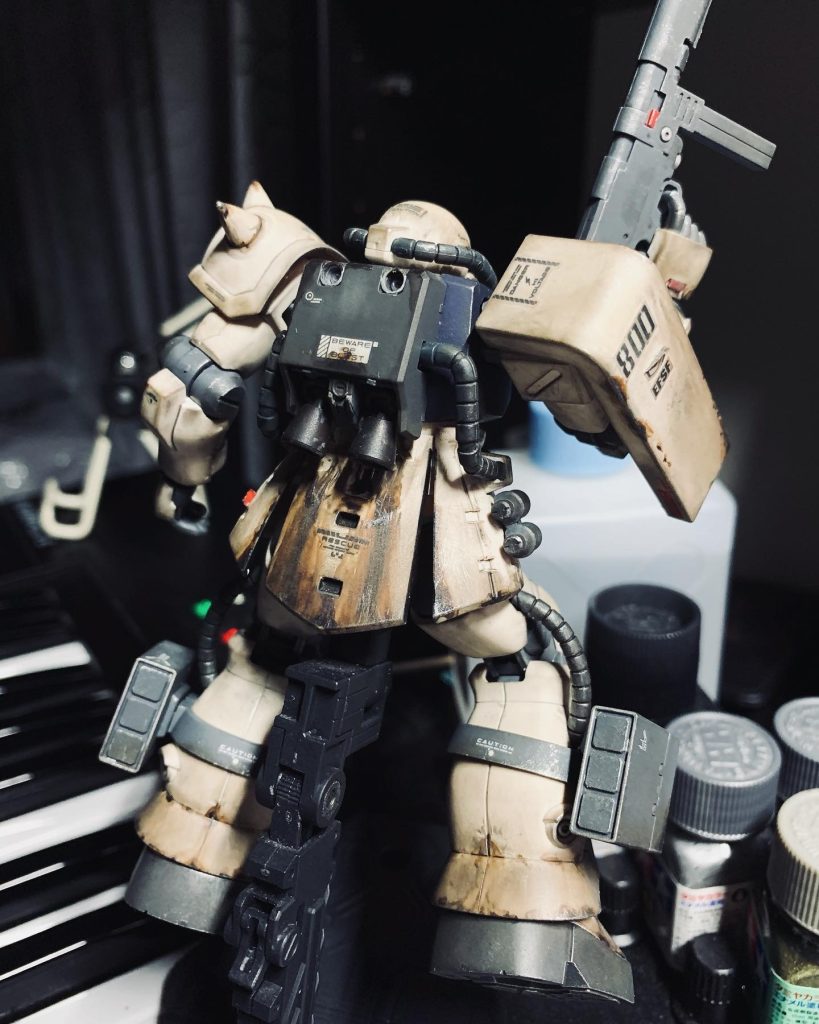 少し拘ったポイントはバーニア焼け?ですね実際こんぐらい焦げたりするのか分からないですがカッコイイんでokです!