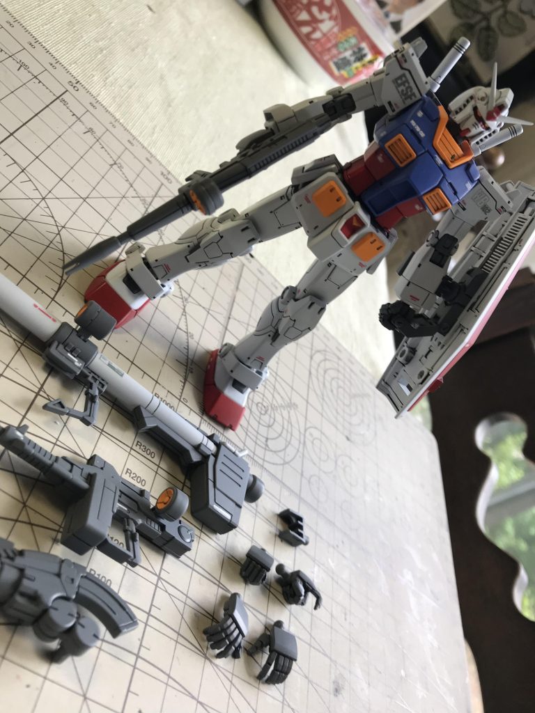 HGガンダムオリジンver–8枚目/制作者：銀兄