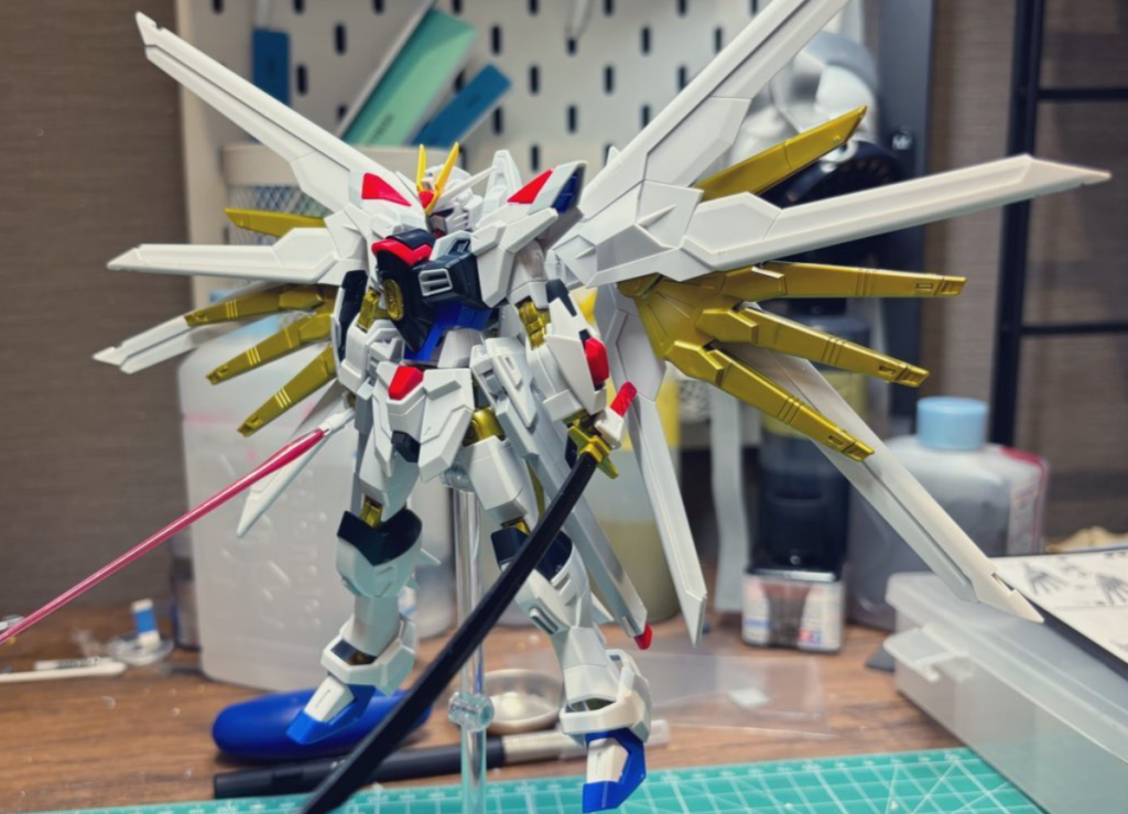 素組み時(この時点でそもそもキットの出来が良い)