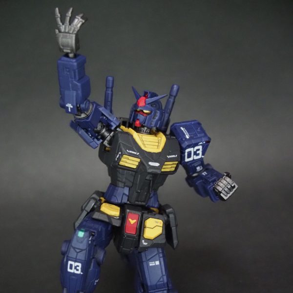 EG 万博ガンダム　ティターンズカラー