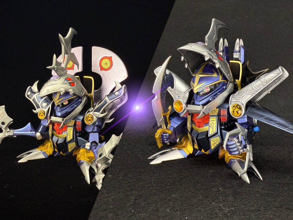 黒き魔神と、闇の皇帝が合体。