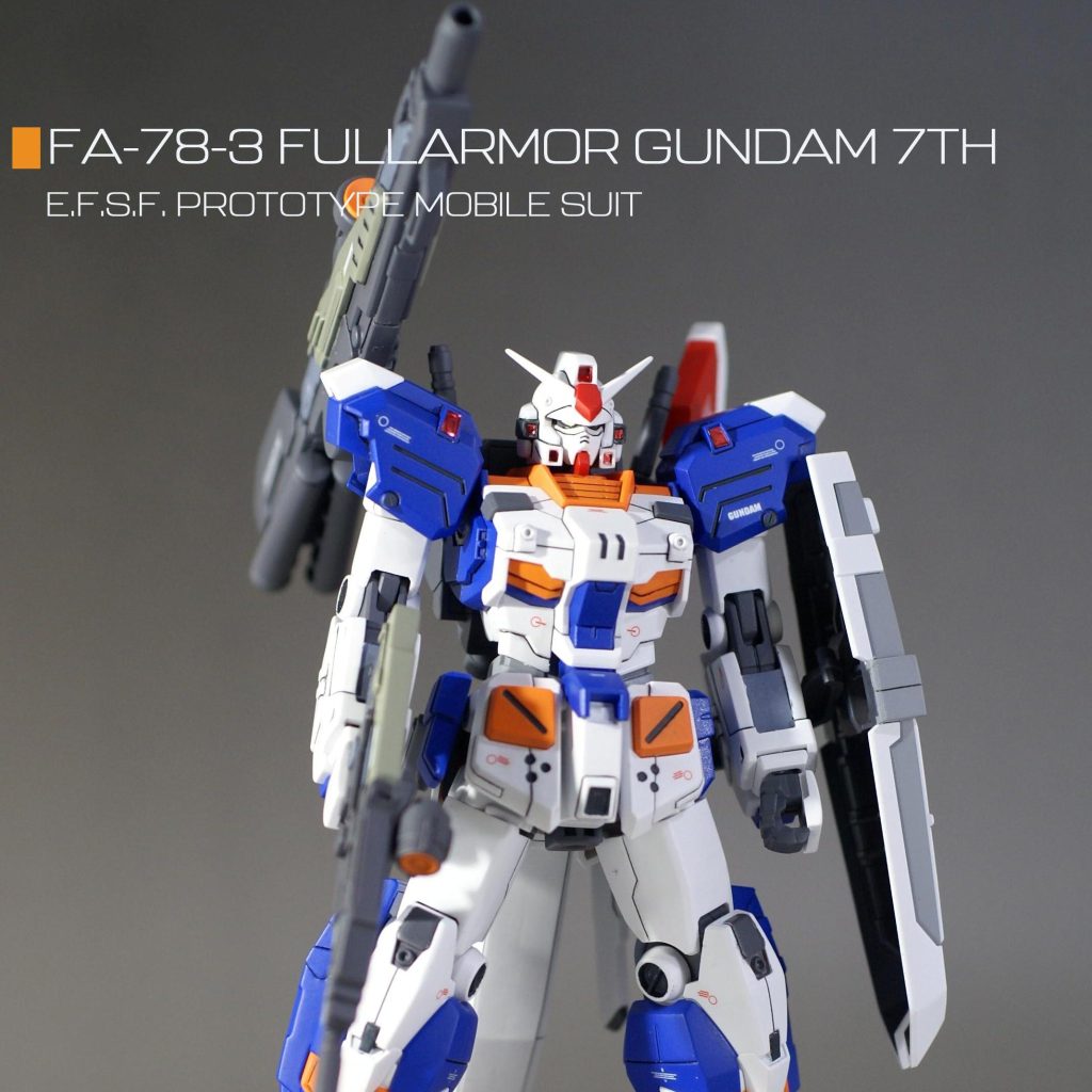 HGUC 1/144 フルアーマーガンダム7号機｜エーディジェさんの