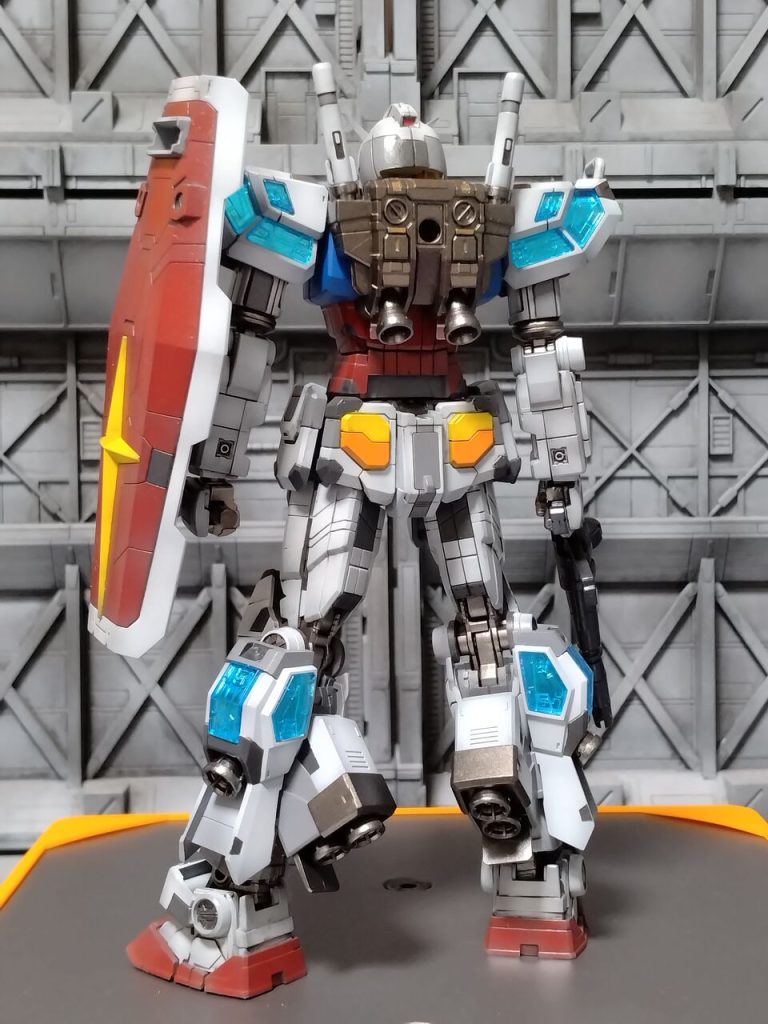 ＲＸ７８Ｆ００／Ｅガンダム（ＥＸ００１グラスフェザー装備）–5枚目/制作者：nikoniko