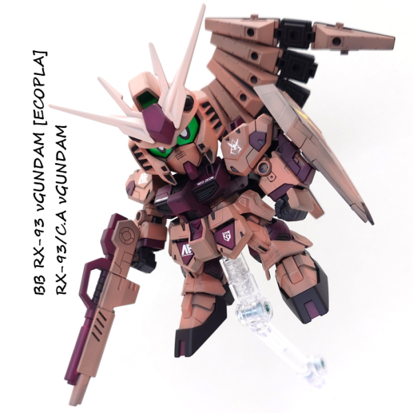 BB戦士 RX-93 νガンダム [ecoPLA] 『キャスバル専用νガンダム』