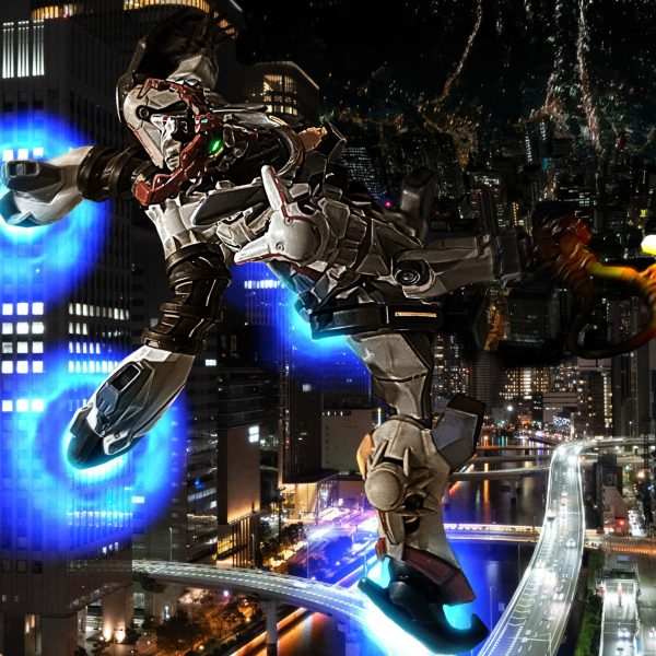 ジークアクス in 夜のコロニー