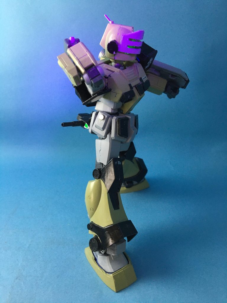 旧キット1/144×EG RGM-79 ジムスナイパーカスタム(ホワイト・ディンゴ隊仕様)【近接戦闘装備】(EG RGM-79 GM SNIPER CUSTOM(White Dingo Custom)【Close-Combat Equipped】)–5枚目/制作者:enarin