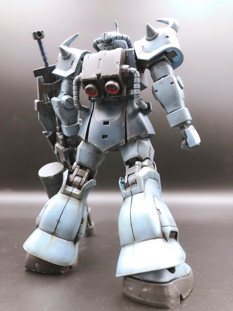 グフカスタムは自分のお気に入りの機体で、カッコよく仕上げることができました。