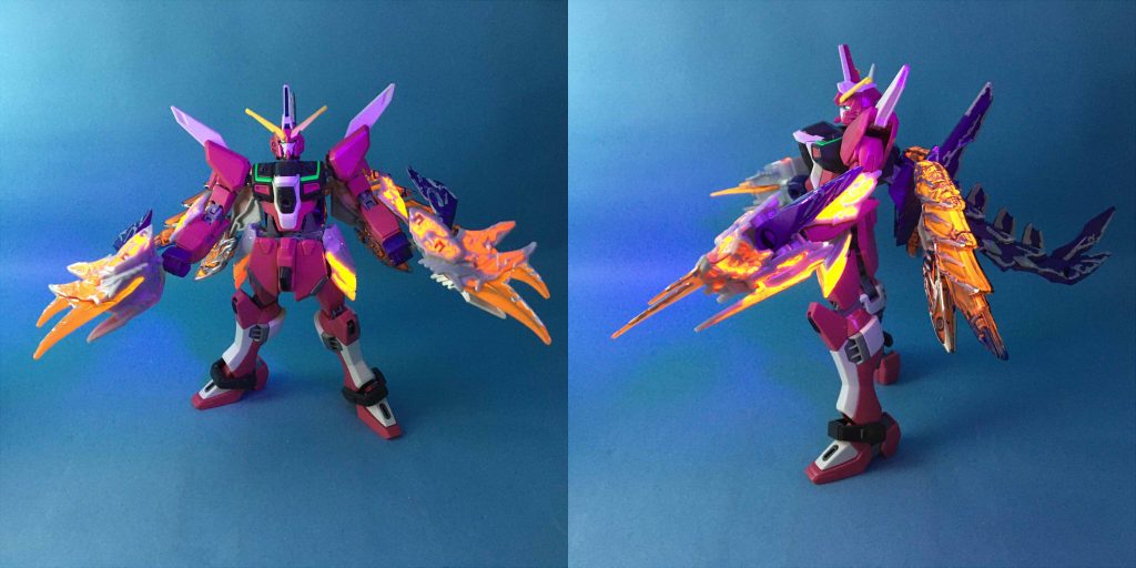 HGCE×SDW HEROES インフィニットジャスティスガンダム龍式 (HGCE×SDW HEROESコンパチブル完成品)(HGCE ∞Justice Gundam Type Dragon)–2枚目/制作者:enarin