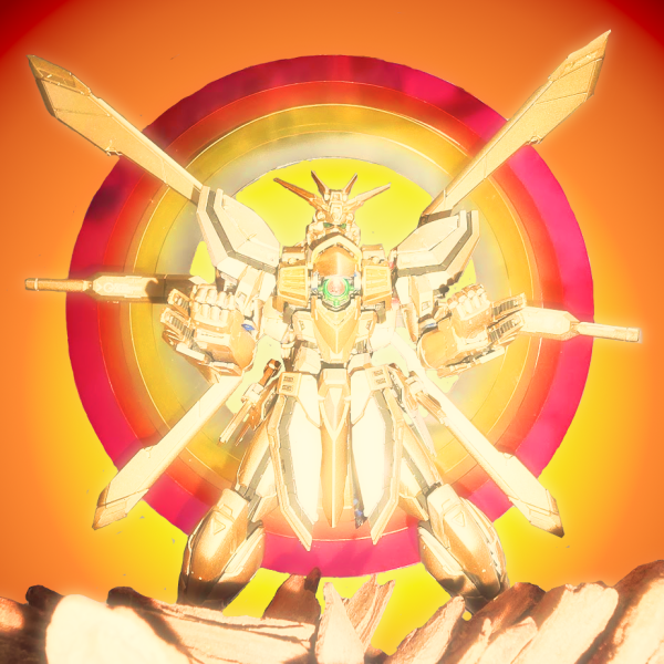 RGゴッド 金色塗装