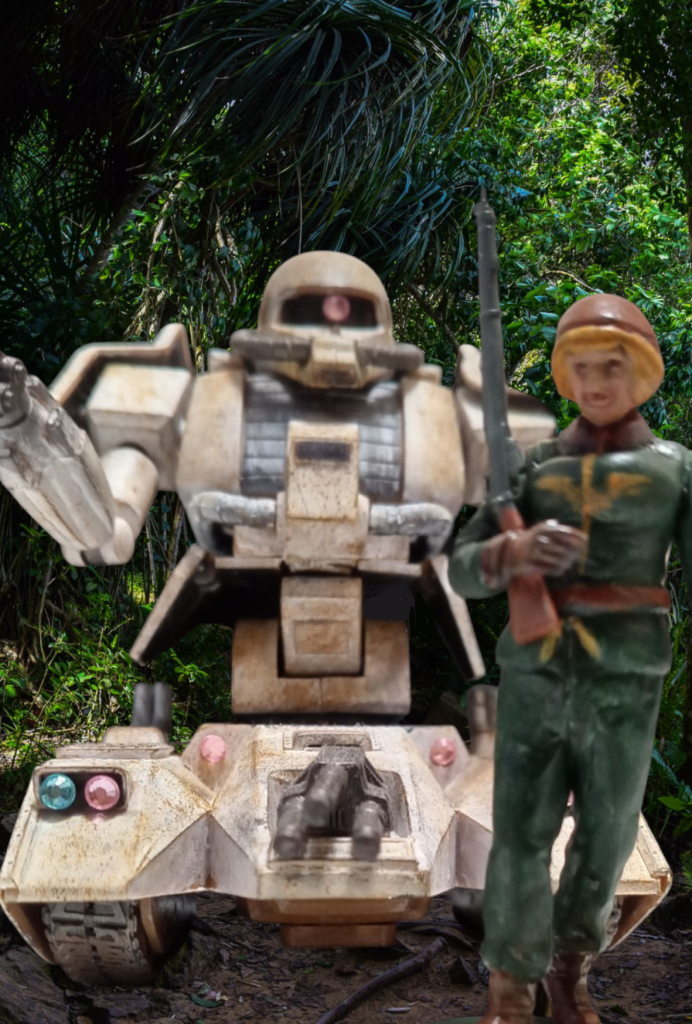 塗装は水性ホビーで下塗りをした後にアクリル絵の具でぼかす様に色を重ねています。かなり小さいキットなので色塗りも苦労しました^^;