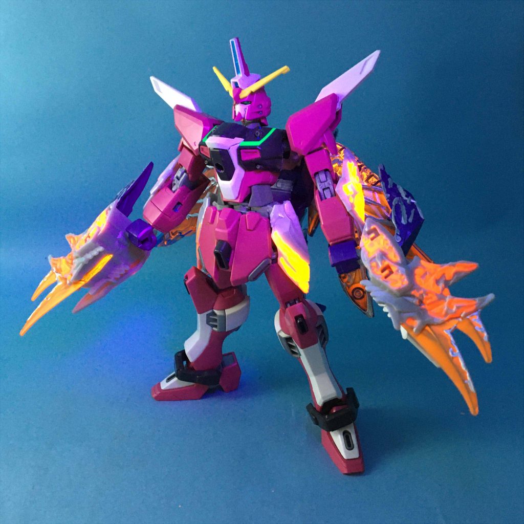 HGCE×SDW HEROES インフィニットジャスティスガンダム龍式 (HGCE×SDW HEROESコンパチブル完成品)(HGCE ∞Justice Gundam Type Dragon)–6枚目/制作者:enarin