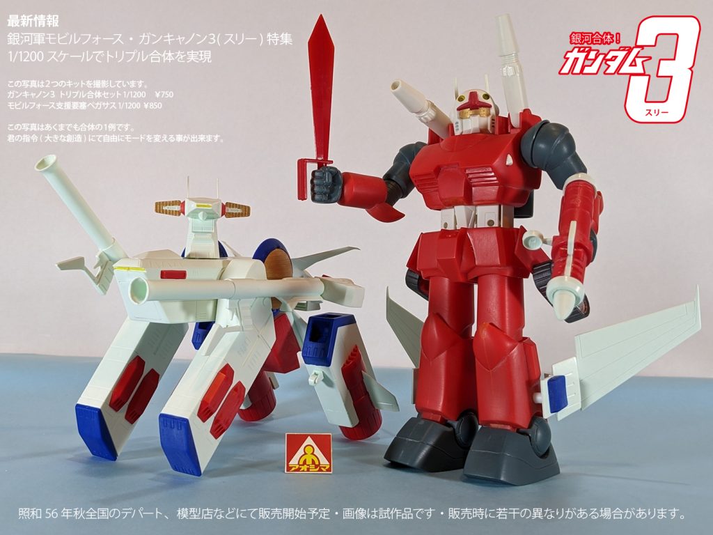 銀河合体！ガンダム３(スリー)ガンキャノン３(スリー)特集